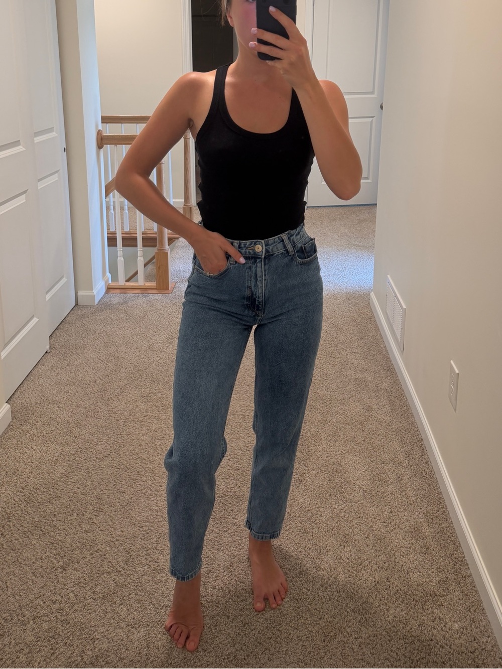 Blue Zara jeans